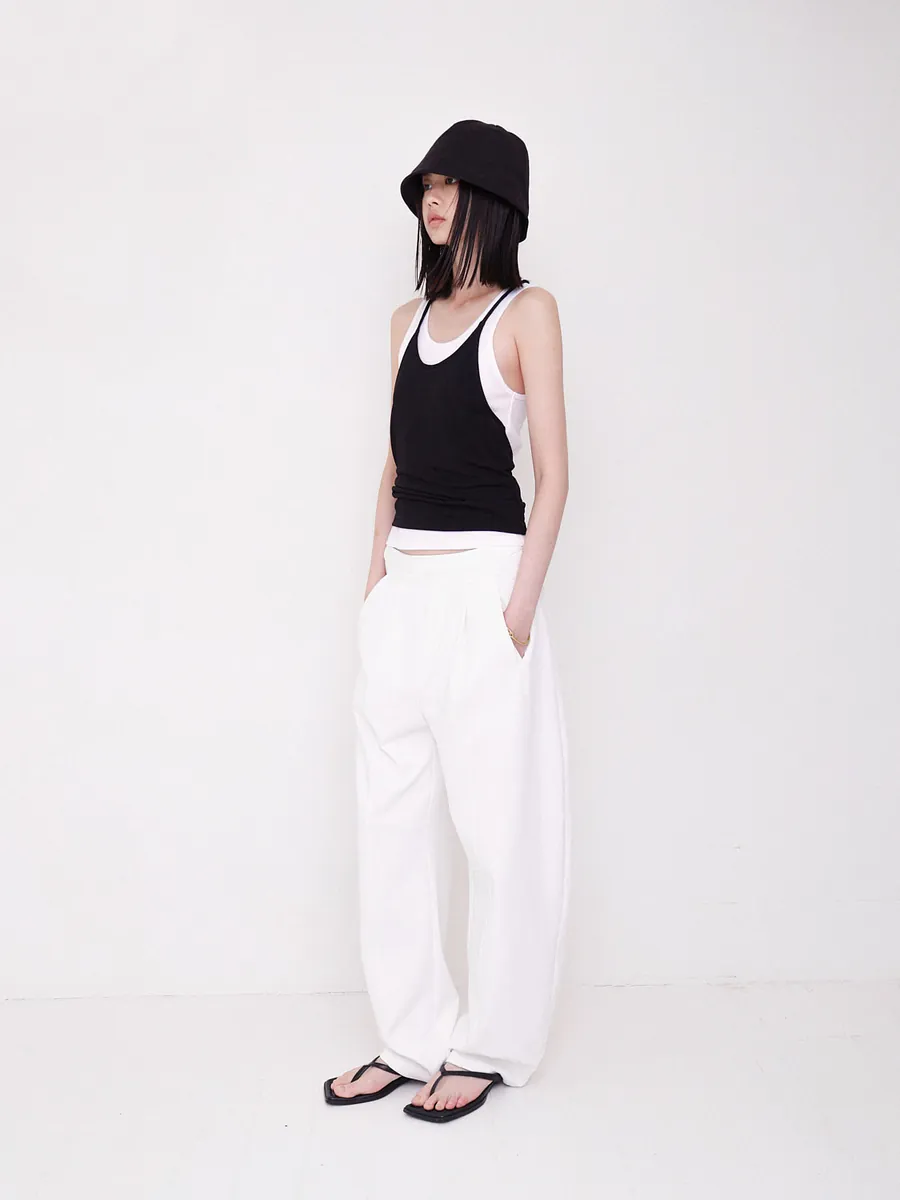 Studio Doe - Piped Layering Halter Tank Top