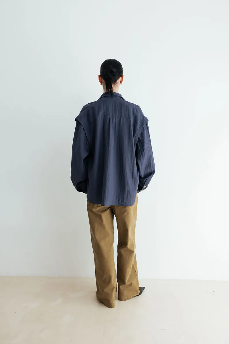 Studio Doe - Layered Panel Textured Shirt