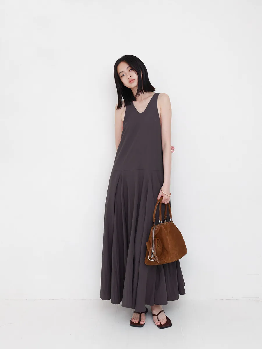 Studio Doe - Low Waist Panel Flared Dress