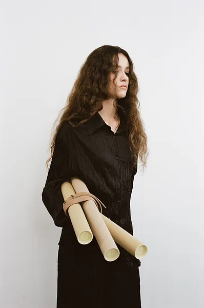 Studio Doe - Satin Pleated Shirt