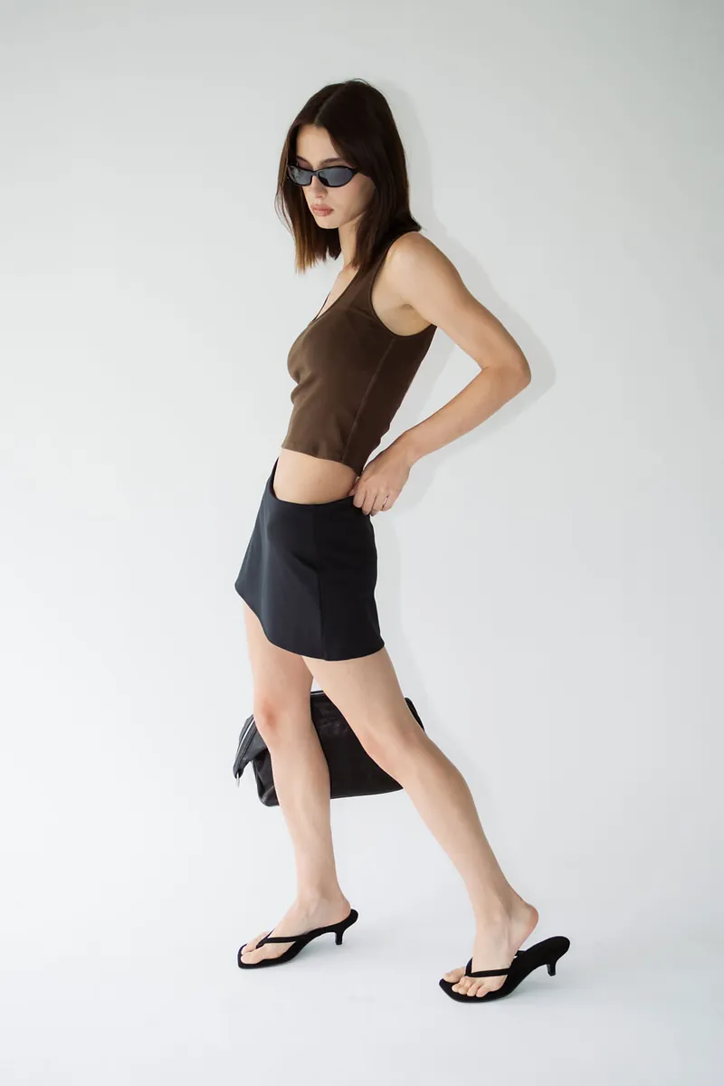 Studio Doe - Perfect Fit Rib Square Neck Tank Top