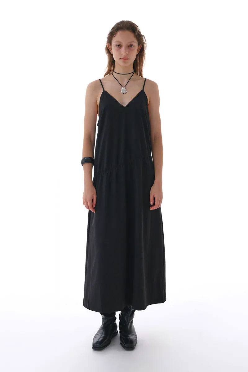 Studio Doe - Diagonal Shirred Strap Dress