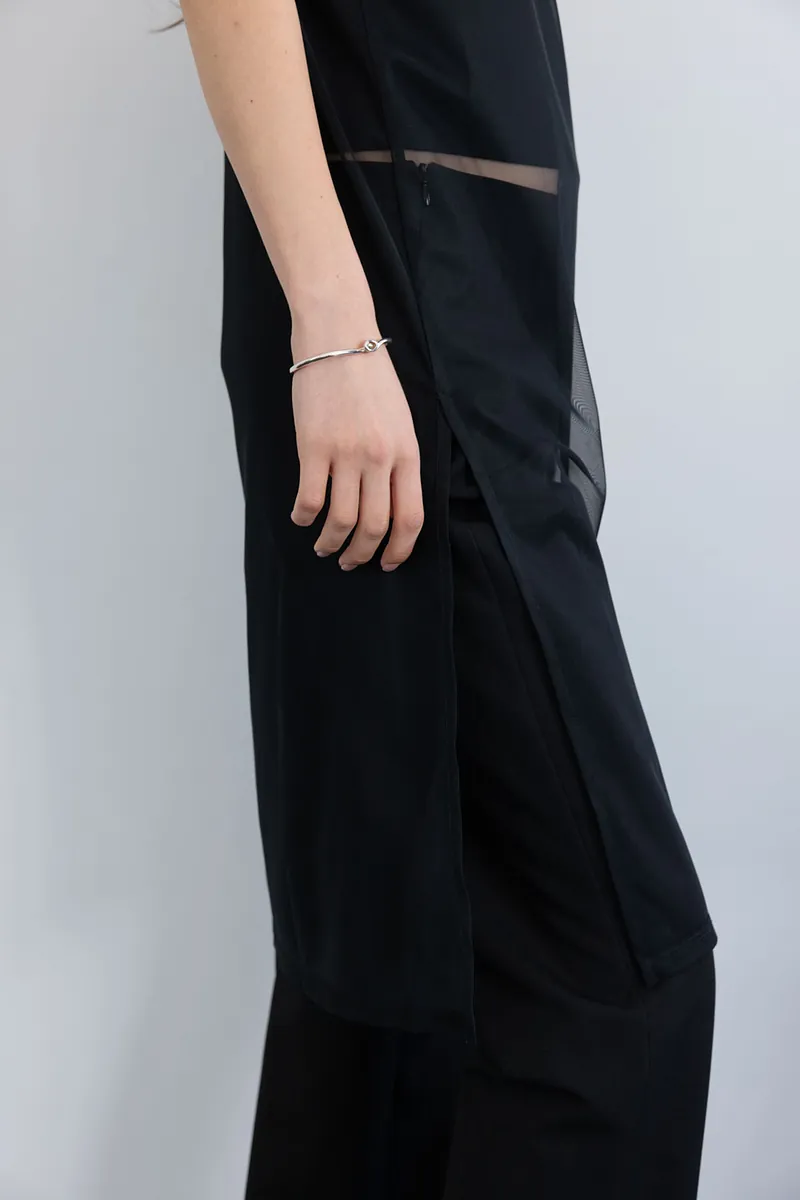 Studio Doe - Sheer Side Slit Long Tank Top