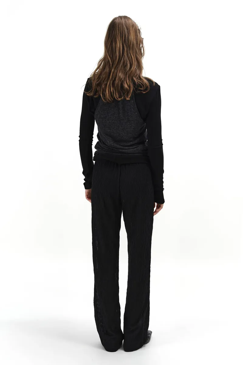 Studio Doe - Floral Pattern Sheer Easy Pants
